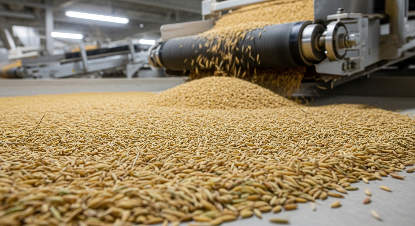 Cleaning and drying paddy during rice milling