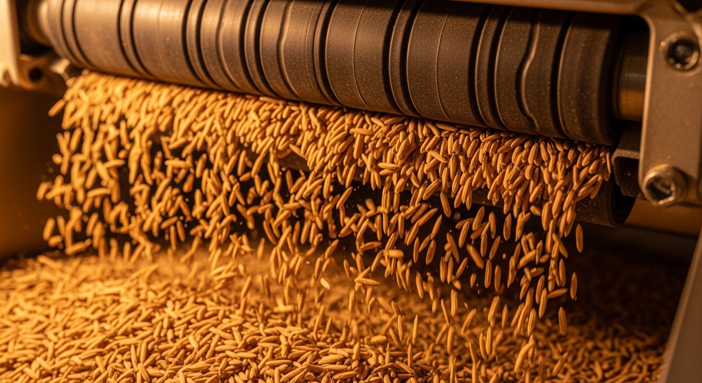Rice husking process equipment