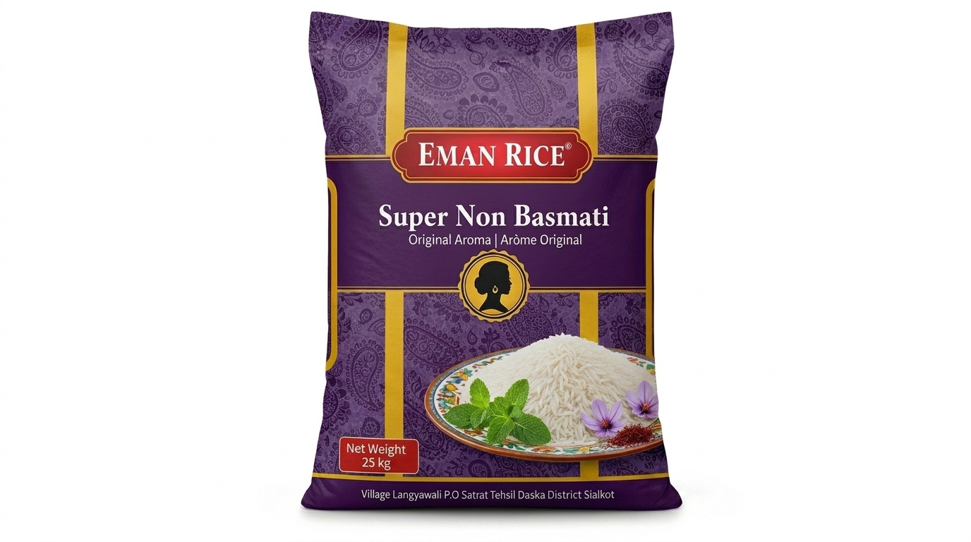 Super Non Basmati 25 kg rice pack